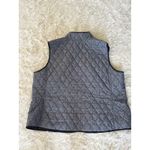 Talbots  Woman 3X Herringbone Quilted Vest‎ Sleeveless Jacket Black/White Photo 5