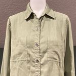 Chico's Chico’s Soft Moss Green Button Blouse 1 M Photo 1