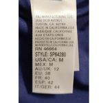 Splendid In the Groove Bandeau Bikini Bra Top Groove Navy Medium NEW Photo 3