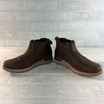 Merrell  Womens Roam Chelsa Boots 7 Brown Leather Wedge Hiking Gorpcore Outdoor‎ Photo 7