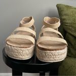 Esprit  Womens Gigi Tan Ankle Strap Espadrille Flatform Sandals Shoes Photo 3