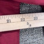 Denim And Co Womens Tunic Blouse Size L Wine Fall Modern Twist Classic Silhoutte Red Size L Photo 4