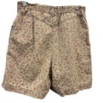 Liz Claiborne Vintage 90s Floral High Waisted Pleated Shorts Boho Cottagecore Grunge, Size 6P Photo 2