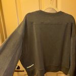 Lululemon  Perfectly Oversized Cropped Crew Softstreme 10 Gray Photo 1