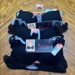 No Boundaries Set of 3  / Women's Black Lace Push Up Bras Photo 0