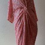 ASOS Women's Pink Sequin Maternity Kimono Dress by , Sz: US 6 (b32) Photo 0