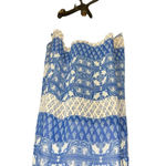 Show Me Your Mumu Hey You Back Dress Teacups Tulips Blue White Size Small Photo 3