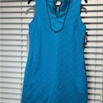 Crown & Ivy  Vibrant Blue Textured Dress Photo 0