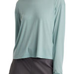 New Free Fly Elevate Lightweight Pullover Hoodie Ocean Mist Size L Blue Size L Photo 0