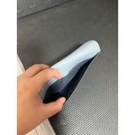 Coach Flap Clutch In Signature Canvas Tea Rose Wallet Bag Blue Brown C Logo Photo 6