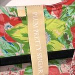 Anthropologie Plum Pretty Sugar Love Poppy Kimono Robe Coverup - Pink Floral Belt Large Photo 2