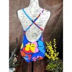 Nautica Bright Colorful Cross Back One Piece Swimsuit In to the Jungle size L Photo 11