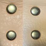 Juicy Couture Pam Gela Velour Dark Purple and Pink Leather Large Tote Bag Photo 10