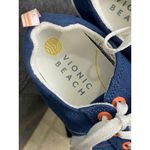 Vionic Beach Stinson Blue Canvas Sneakers Women's 8 Arch Support Comfort Coastal Photo 1