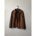 Lane Bryant Genuine Leather Jacket Textured Zip Front Women’s 14/16 Pockets Photo 8