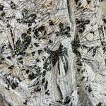 Vintage Jacket Coat Sparkle Floral Black White Bingo Night Grandma Vegas Gold Size XL Photo 5