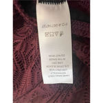 Swimsuits For All Wine Crochet Side Slit V Photo 12