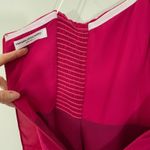 Amanda Uprichard  Women's Topanga Jumpsuit Pink Strapless Wide Leg Size SMALL Photo 8