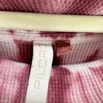 Anthropologie Pilcro Pullover Sweatshirt Tie Dye Purple Waffle Thermal Relaxed L Photo 9
