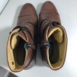 Bussola  Antwerpen Rust Brown Ankle Boots with Buckle Detail Photo 3