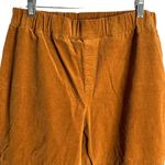 Micro Corduroy Boot Cut Flare Jeggings XL Brown Elastic Waist Pullon Pockets Photo 1