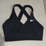 Nike Women's Black Cross-Back Sports Bra Photo 0