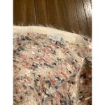 Solitaire  by Ravi Khosla duster Cardigan Sweater Fuzzy Knit Multicolor retro M Photo 6