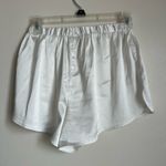 Lulus Pleasant Dreams White Satin Two-Piece Pajama Set Size Small Photo 8