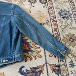 No Boundaries Y2K  Embroidered Flower Classic Denim Jacket Photo 5