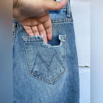 MOTHER SUPERIOR DENIM Insider crop step fray jeans in We Are Castaways blue 23 Photo 10