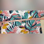 Talbots  Cozy Crush 1/2 Zip Tropical Floral Pullover Golf Sweatshirt Size Large Photo 3