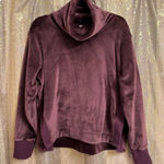 Athleta Double Cozy Karma Funnel Neck Burgundy Boxy Fit Medium Photo 0