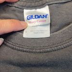 Gildan Heavy Cotton Women's Gray Crew Neck Short-Sleeve T-Shirt Size S Photo 3