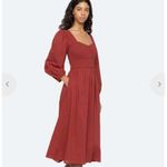 Sea New York renata fit and flare long sleeve midi dress Red Size 16 Photo 1