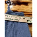 Knox Rose Boho Blue Ombre Midi Shift Dress Gauzy Asymmetric Hem Size Small Photo 5