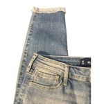 Hollister High Rise Crop Super Skinny Blue Jeans Classic Stretch Distressed Sz 9 Photo 3