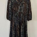🦋 Alyx Turtleneck Animal Print Sweater Dress Small Comfy Casual Photo 0