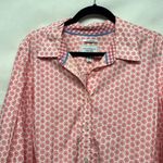 Charter Club  Shirt Womens 18 Relaxed Fit Cotton Floral Career Office Old Money Photo 2