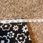 Hollister California Black White Floral Print Ultra High Rise Mini Skirt Photo 3