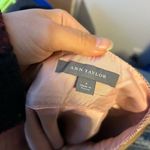 Ann Taylor  Tan Wool Leather Belted A-Line Skirt Photo 3