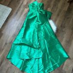 Elliatt  Protea Gown In Emerald Green Photo 0