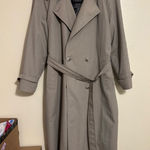London Fog Vintage 1970s  Trench Coat USA Made Wimsutta Size 12 Photo 0