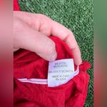 Southpole Y2K Red Lace Accent Short Sleeve Burnout Ruched Top size M Photo 5