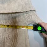 Smartwool  Crestone Tunic Cowl Neck Sweater Cable Knit Cream Size Small Photo 6
