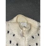 Vintage Jamie Scott Cardigan Sweater Women Medium Hand Knitted Geometric 80s 90s Photo 9