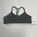 Beyond Yoga  Silver Twinkle Grey Sparkle Sports Bra Women Size Large Shine On NEW Photo 8