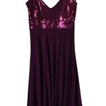 Sabora Purple Cocktail Dress Photo 5