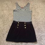 Juicy Couture vintage Y2K 90s striped velvet bottom skirt mini dress, size xs Photo 1