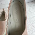 Ecco  39 Gillian Slip On Sneaker Womens 8 Pink Shoes Pebbled Leather Comfort Photo 10