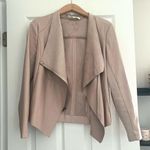 BB Dakota Faux Leather Moto Jacket with Asymmetrical Zip, Size Small Pink Photo 0